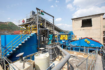 重慶時產200噸洗沙零排放項目現場